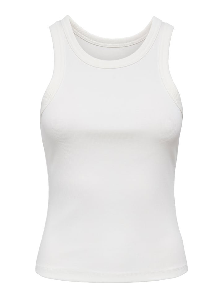 ONLY Top w kolorze białym