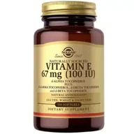 Witaminy i minerały - Solgar Vitamin E 67 mg (100 IU) Suplement diety 100 kaps. - miniaturka - grafika 1