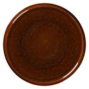 PORCELANA RAK STONE Talerz płaski 28 cm bursztynowy - Talerze - miniaturka - grafika 1