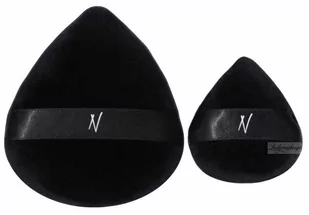 Nanshy - Velvet Powder Puff - Duo Pack Full + Mini - Zestaw dwóch puszków do twarzy - Gąbeczki do makijażu - miniaturka - grafika 1