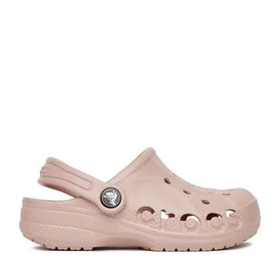 Klapki Crocs BAYA CLOG K 207013-6TY Różowy - Buty dla dziewczynek - miniaturka - grafika 1