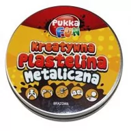 Masy plastyczne - Pukka A Kreatywna plastelina - Metaliczna brązowa - miniaturka - grafika 1