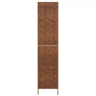 Parawan pokojowy 5-panelowy, brązowy, 205x180 cm, hiacynt wodny Lumarko! - Parawany - miniaturka - grafika 6