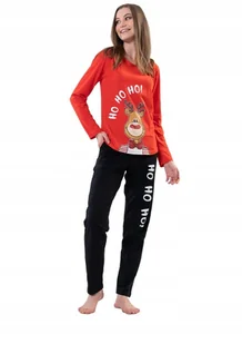 Piżama Damska Bawełniana Świąteczna Z Reniferem Na Prezent Świąteczny M 38 - Piżamy damskie Piżama Damska Bawełniana Świąteczna Z Reniferem Na Prezent Świąteczny M 38 - Piżamy damskie - miniaturka - grafika 1