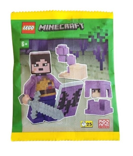 Zestaw LEGO Minecraft – End Warrior with Shulker and Chorus Plant #662413 polybag klocki foilpack