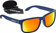 Okulary przeciwsłoneczne - Cressi Blaze Sunglasses - okulary przeciwsłoneczne dla dorosłych, sportowe, polarised Hydrophobic Lenses - rozmiar uniwersalny - miniaturka - grafika 1