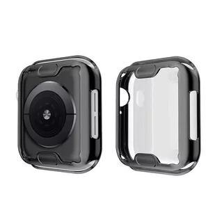 Etui Metalic Apple Watch 4/5/6/Se 44Mm Czarne - Akcesoria do smartwatchy - miniaturka - grafika 1