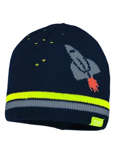 MaxiMo Czapka w kolorze granatowym - Czapki damskie - miniaturka - grafika 1