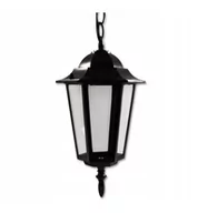Lampy ogrodowe - Masterled Victoria lampa wisząca ogrodowa 1-punktowa czarna - miniaturka - grafika 1