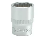 Klucze i nasadki - Yato nasadka dwunastokątna 1/2 22 mm YT-1284 - miniaturka - grafika 1