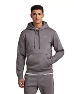Bluzy męskie - G-STAR RAW Męska bluza z kapturem Premium Core z długim rękawem, Szary (Rabbit D16121-c235-g077), M - miniaturka - grafika 1
