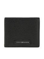 Portfele - Tommy Hilfiger Duży Portfel Męski Th Monogram Extra Cc And Coin AM0AM13253 Czarny - miniaturka - grafika 1