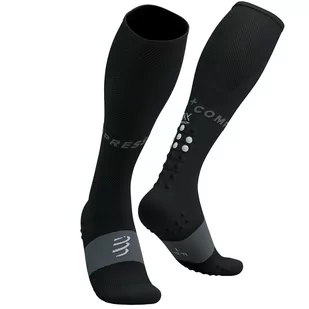 COMPRESSPORT Skarpety kompresyjne FULL SOCKS OXYGEN black - Skarpetki sportowe męskie - miniaturka - grafika 1