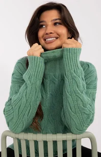 Pistacjowy golf damski AT-SW-23445.00, Kolor pistacjowy, Rozmiar uniwersalny, WOOL FASHION ITALIA - Primodo.com - Swetry damskie - miniaturka - grafika 1