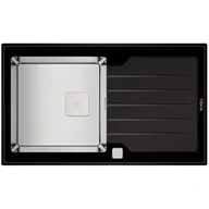 Zlewozmywaki - Teka DIAMOND RS15 1B 1D 86 REV 2 AUTO WST BLACK 115100011 - miniaturka - grafika 1