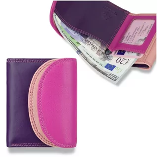 Duży kolorowy portfel damski na zamek Visconti BRC-98 z RFID