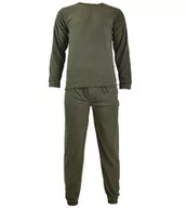 Pozostała odzież narciarska - Mil-Tec Bielizna Polarowa Dwuczęściowa Olive - Olive - S - miniaturka - grafika 1