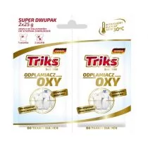 Triks Triks Oxy odplamiacz do tkanin białych w proszku 2x25g - Środki do prania - miniaturka - grafika 1