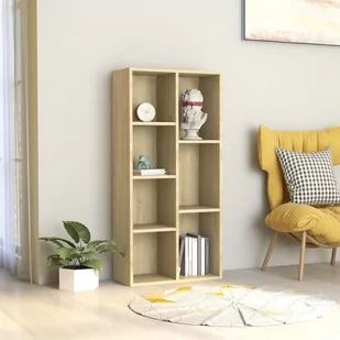 vidaXL Regał na książki, dąb sonoma, 50x25x106 cm - Regały - miniaturka - grafika 1