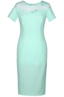 Sukienki - Sukienka FSU868 MIĘTOWY - Fokus - miniaturka - grafika 1