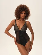Bielizna nocna - Body Oprah  - czarny S - miniaturka - grafika 1
