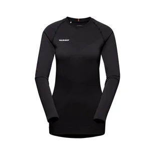 MAMMUT Trift Longsleeve Women black M - Koszulki sportowe damskie - miniaturka - grafika 1