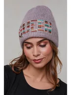 Czapki damskie - Soft Cashmere Czapka w kolorze szarobrązowym - miniaturka - grafika 1