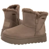 Botki damskie - Śniegowce Beżowe SS274117 (BI621-a) Big Star - miniaturka - grafika 1