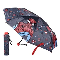 Parasole - CERDÁ LIFE'S LITTLE MOMENTS - Składany parasol dziecięcy Spiderman - Ręczne otwieranie z mechanizmem zapobiegającym i ochroną na prętach dla większego bezpieczeństwa - Oficjalna licencja Marvel, szary - miniaturka - grafika 1
