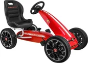 Jeździki dla dzieci - Jokomisiada GOKART ABARTH na pedały Duże miekkie koła PA0167 - miniaturka - grafika 1