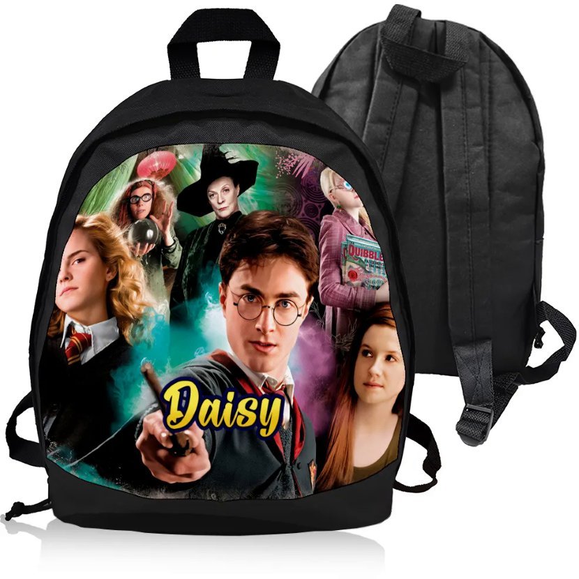 Plecak Personalizowany HARRY POTTER NADRUK IMIENIA - Idealny na Prezent!
