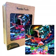 Puzzle - Drewniane Puzzle Edukacyjne A3 Kosmos Galaxy Dzieci i Dorośli 240el DUŻE - miniaturka - grafika 1