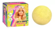 Kosmetyki kąpielowe dla dzieci - Bi-es Kids Musująca Kula do kąpieli Barbie - zapach ananasowy 165g - miniaturka - grafika 1