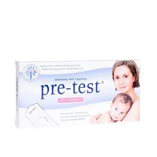 Phamatech Pre-Test test płytkowy - Testy ciążowe i diagnostyczne - miniaturka - grafika 1