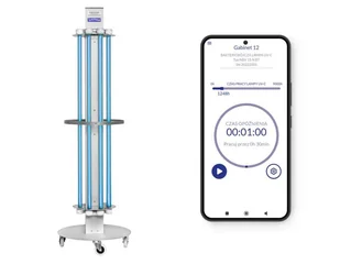 NBV-8x36P BT wielokierunkowa lampa bakteriobójcza bezpośredniego działania 288W mobilna - Urządzenia medyczne - miniaturka - grafika 1