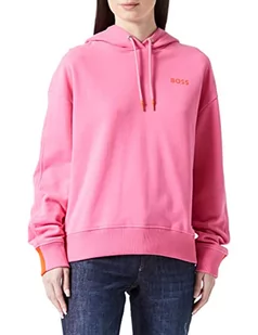 BOSS Damska bluza z nadrukiem C_ecaisy_Print, Medium Pink668, L - Bluzy damskie - miniaturka - grafika 1