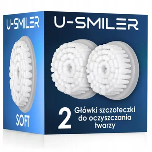 2 Główki Do Szczoteczki Do Twarzy U-Smiler Soft - Szczoteczki do twarzy - miniaturka - grafika 1