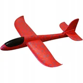 Zabawki i gry sportowe - SAMOLOT STYROPIANOWY 47CM CZERWONY - miniaturka - grafika 1