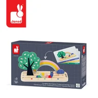 Łamigłówki - Drewniana układanka Orientacja w przestrzeni Ogród 3+, Janod - miniaturka - grafika 1