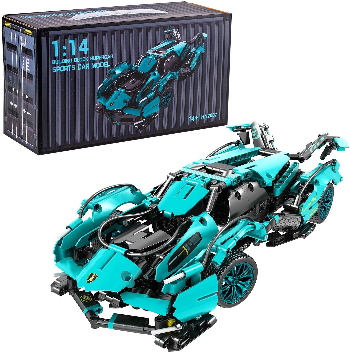 ZESTAW KLOCKÓW KONSTRUKCYJNYCH RTDR457-4 Sports Car Model Revuelto