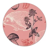 Deski do krojenia - Deska podstawka kuchenna ozdoba Jeż i grzyby fi40, Coloray - miniaturka - grafika 1