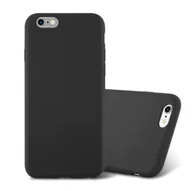 Etui i futerały do telefonów - Etui Pokrowiec Do Apple iPhone 6 / 6S Obudowa w FROST CZARNY TPU Silikon Case Cover Ochronny Plecki Cadorabo - miniaturka - grafika 1