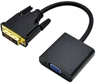 Adaptery i przejściówki - PRZEJŚCIÓWKA ADAPTER KONWERTER DVI-D 24+1 DO VGA - miniaturka - grafika 1