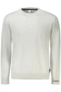 PEPE JEANS MĘSKI SZARY SWETER - Pepe Jeans - Koszulki męskie - miniaturka - grafika 1