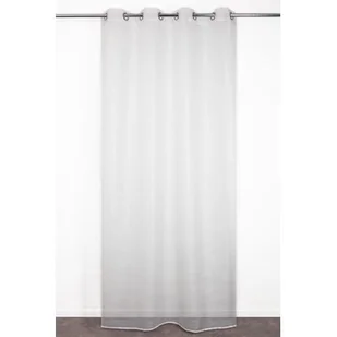Firana na przelotkach 140 x 240 cm srebrna - Firany - miniaturka - grafika 1