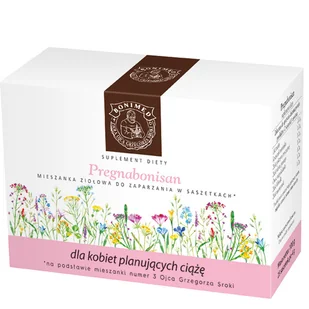 PREGNABONISAN (dla kobiet planujących ciążę) saszetki do zaparzania Bonimed - Suplementy naturalne - miniaturka - grafika 1