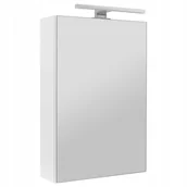 Szafki łazienkowe - Szafka łazienkowa z lustrem oświetleniem lampką led lustrzana wisząca 40 cm - miniaturka - grafika 1