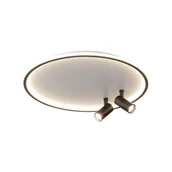 Lampy sufitowe - Ledowy plafon z dwoma ruchomymi reflektorami K-8191 z serii LOGAN - miniaturka - grafika 1