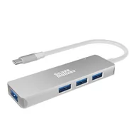 Huby USB - Silver Monkey USB-C 4x USB 3.0 (Silver) - miniaturka - grafika 1