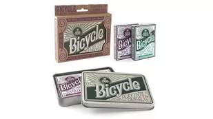 Karty Retro Tin Gift Set BICYCLE - Pozostałe książki - miniaturka - grafika 1